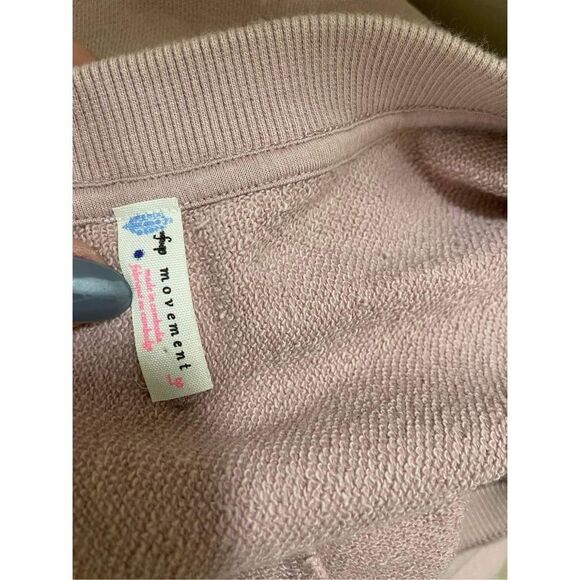 Free People Movement Dusty Rose pink Crewneck Size L - Picture 6 of 6